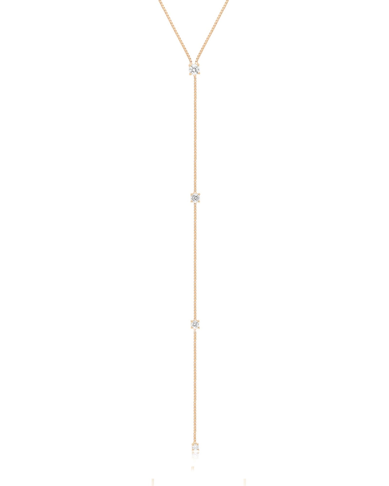 Diamond Callae Lariat Necklace