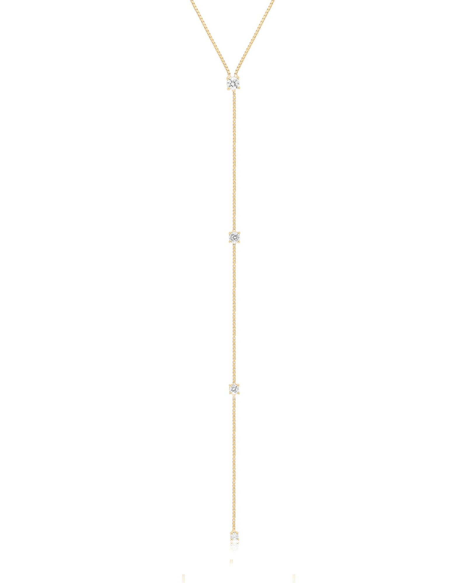 Diamond Callae Lariat Necklace