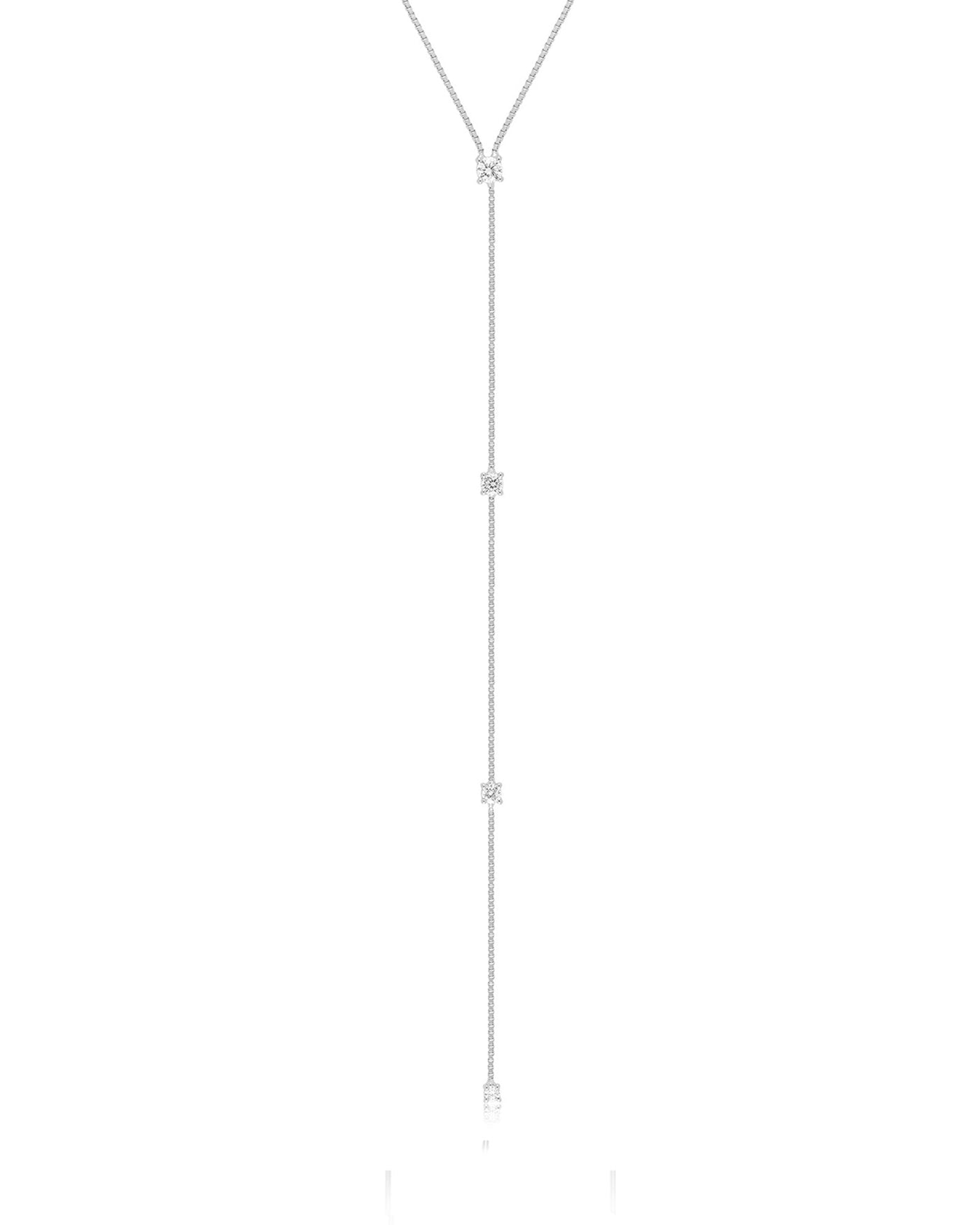 Diamond Callae Lariat Necklace