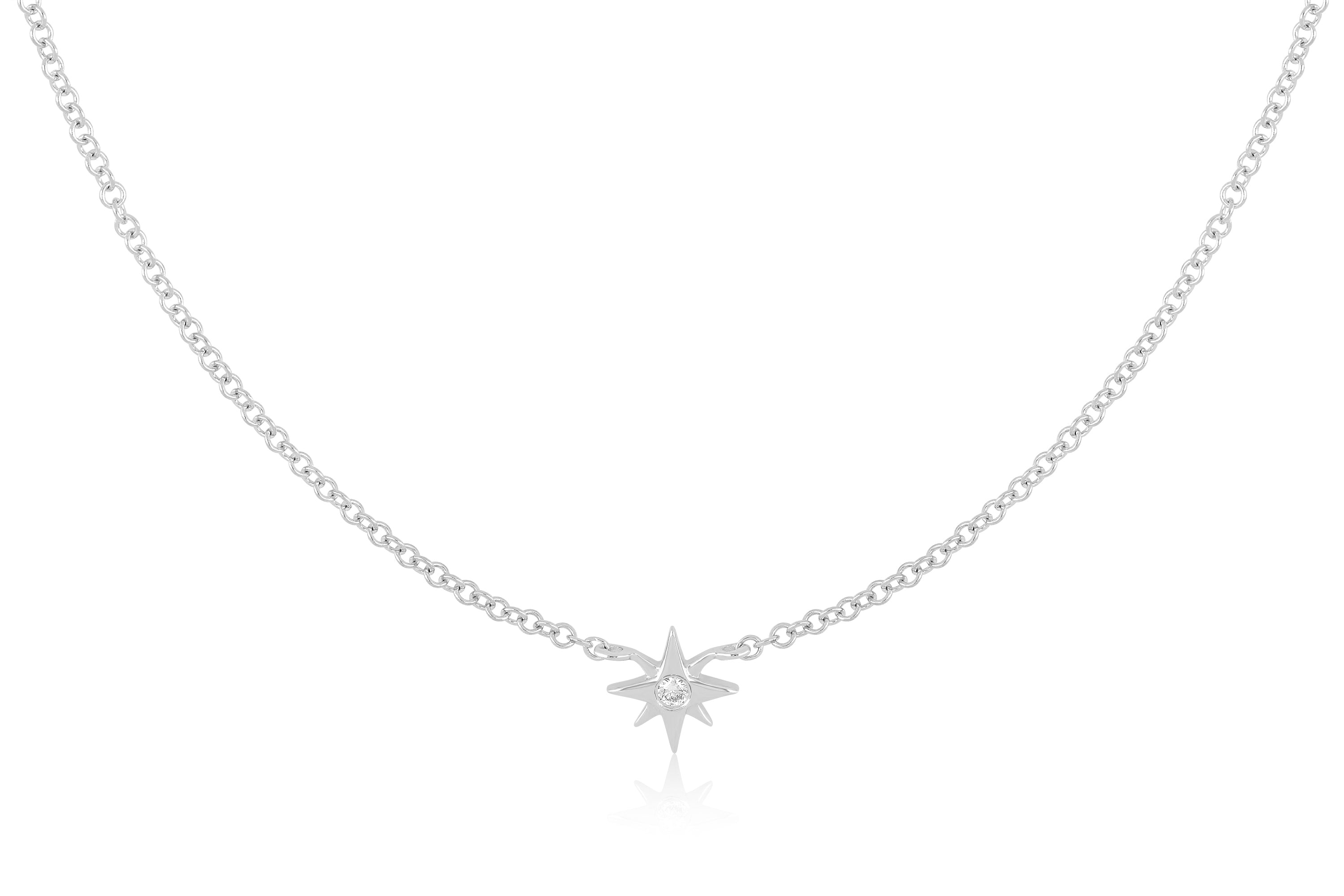 Diamond Starburst Necklace
