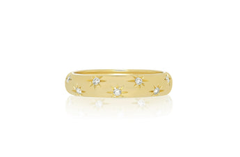 Diamond Starburst Bubble Ring — EF Collection®
