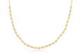 Pave Diamond Marquise Necklace in yellow gold