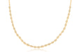 Pave Diamond Marquise Necklace in yellow gold