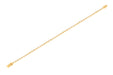 Pave Diamond Marquise Eternity Bracelet in yellow gold