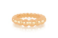 Gold Jumbo Ball Stack Ring in 14k rose gold