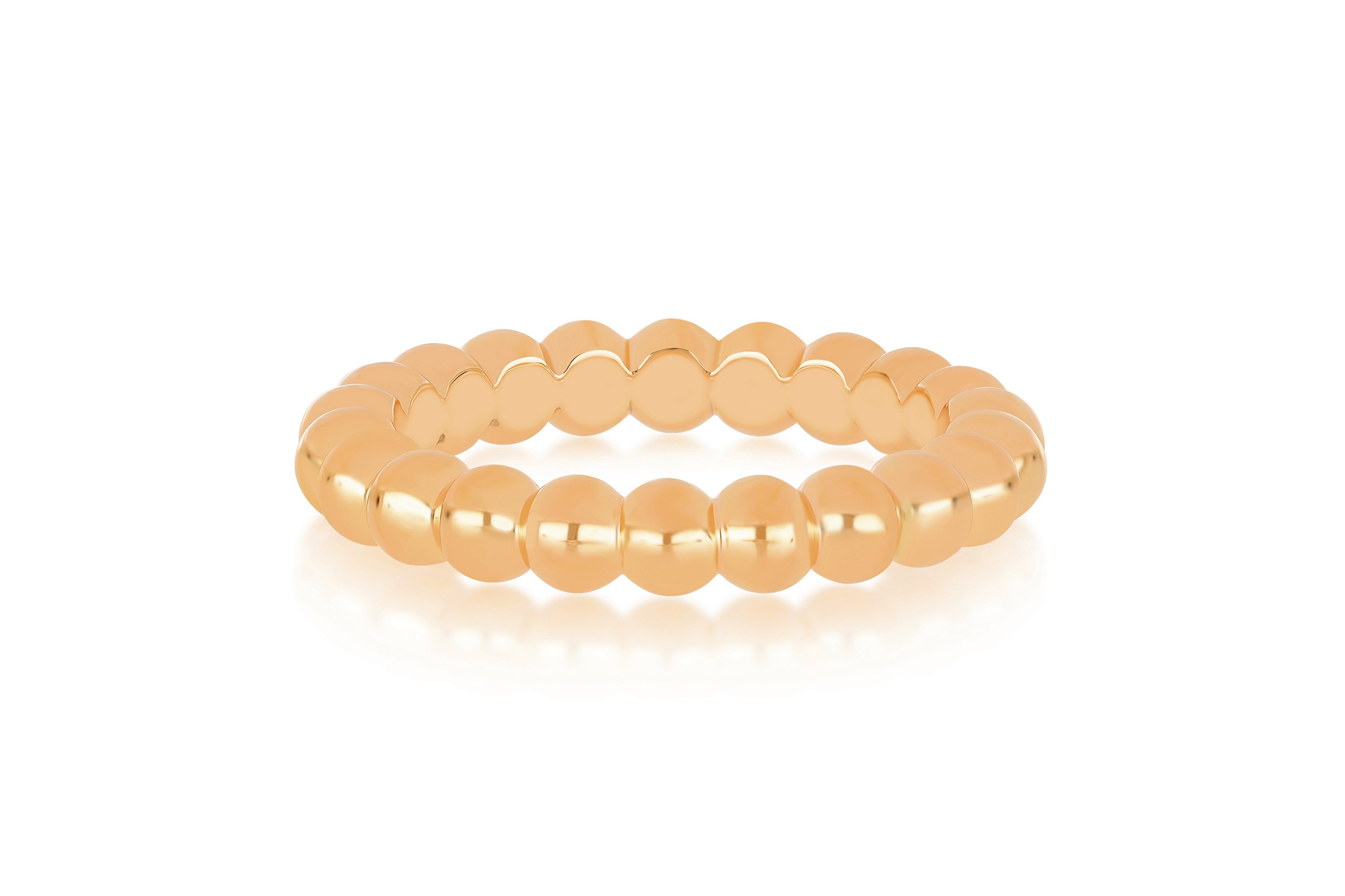 Gold Ball Stack Ring