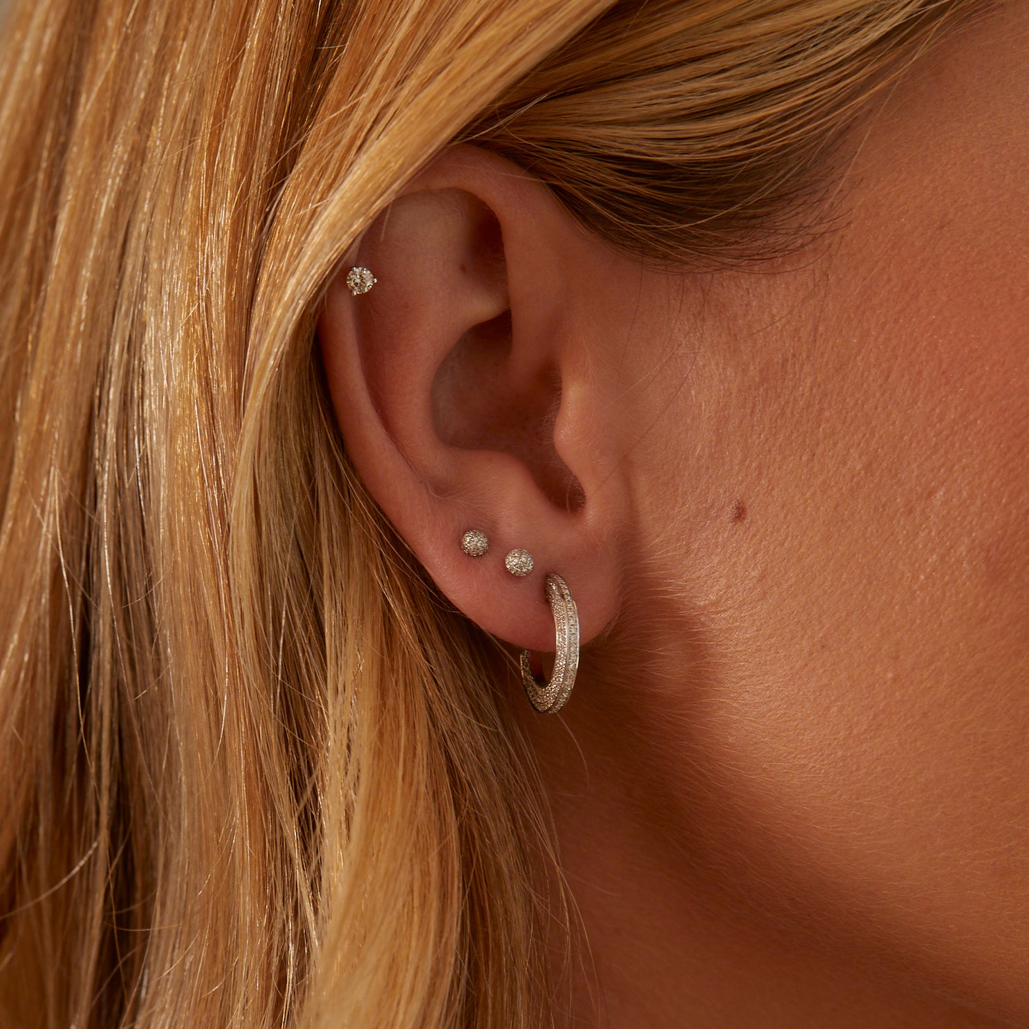 Disco Ball Stud Earring