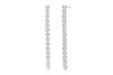 Endless Love Drop Earring in 14k white gold