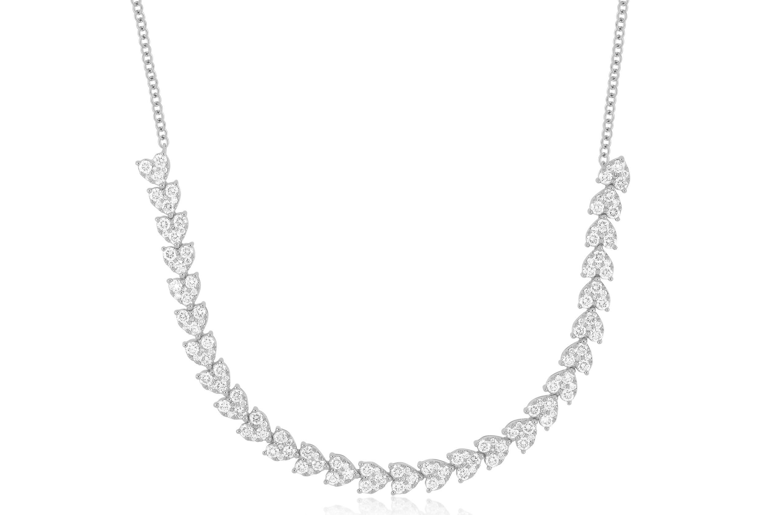 Endless Love Necklace in 14k white gold