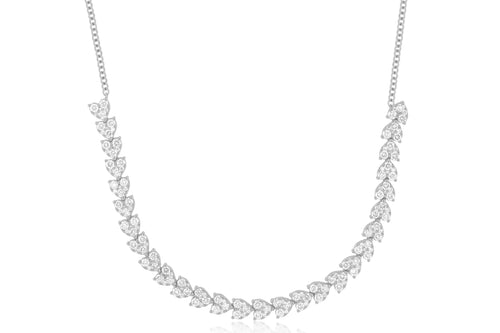 Endless Love Necklace in 14k white gold