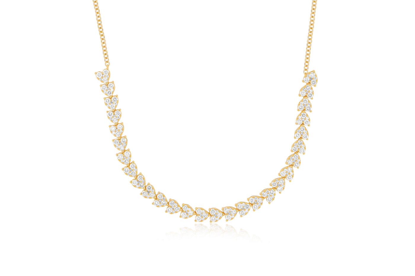Endless Love Necklace in 14k yellow gold
