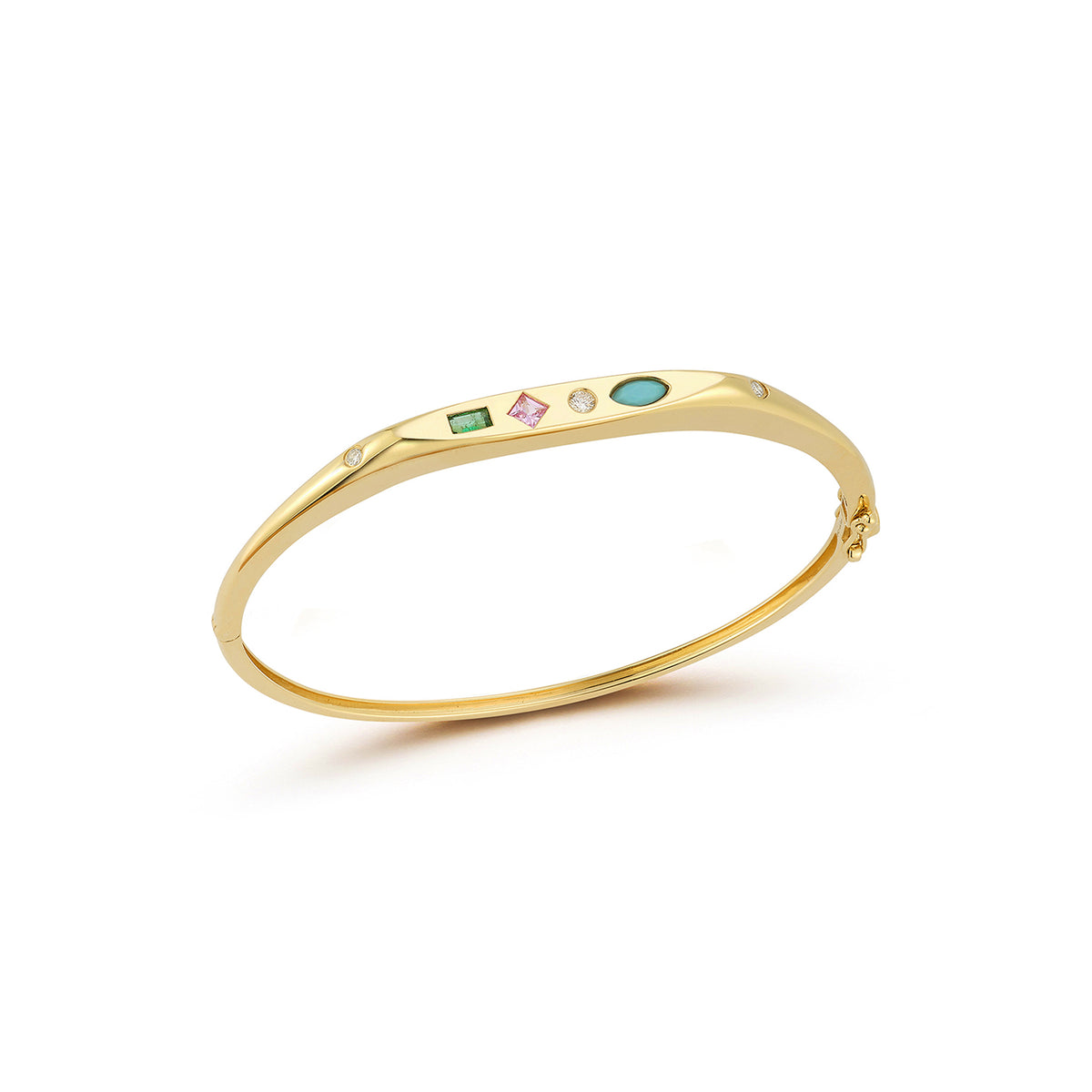 Ef Collection 14kt yellow gold Twist bracelet