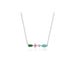 Treasure Bar Necklace in 14k white gold