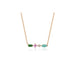 Treasure Bar Necklace in 14k rose gold