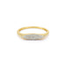 Pavé Diamond Treasure Ring in 14k yellow gold