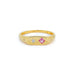 Diamond and Pink Sapphire Treasure Ring in 14k yellow gold