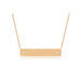 Nameplate Necklace in 14k rose gold