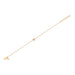 Diamond Blossom Chain Bracelet in 14k rose gold