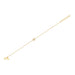 Diamond Blossom Chain Bracelet in 14k yellow gold