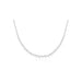 Graduated Diamond Necklace in 14k white gold