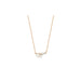 Diamond & Pearl Necklace in 14k rose gold