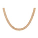 Diamond Bar Mesh Necklace in 14k rose gold