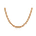 Gold Mesh Necklace in 14k rose gold