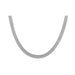 Gold Mesh Necklace in 14k white gold