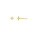Diamond Sparkle Stud Earring in 14k yellow gold