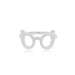 Evan's Sunnies Ring with Diamonds in 14k white gold