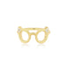 Evan's Sunnies Ring with Diamonds in 14k yellow gold