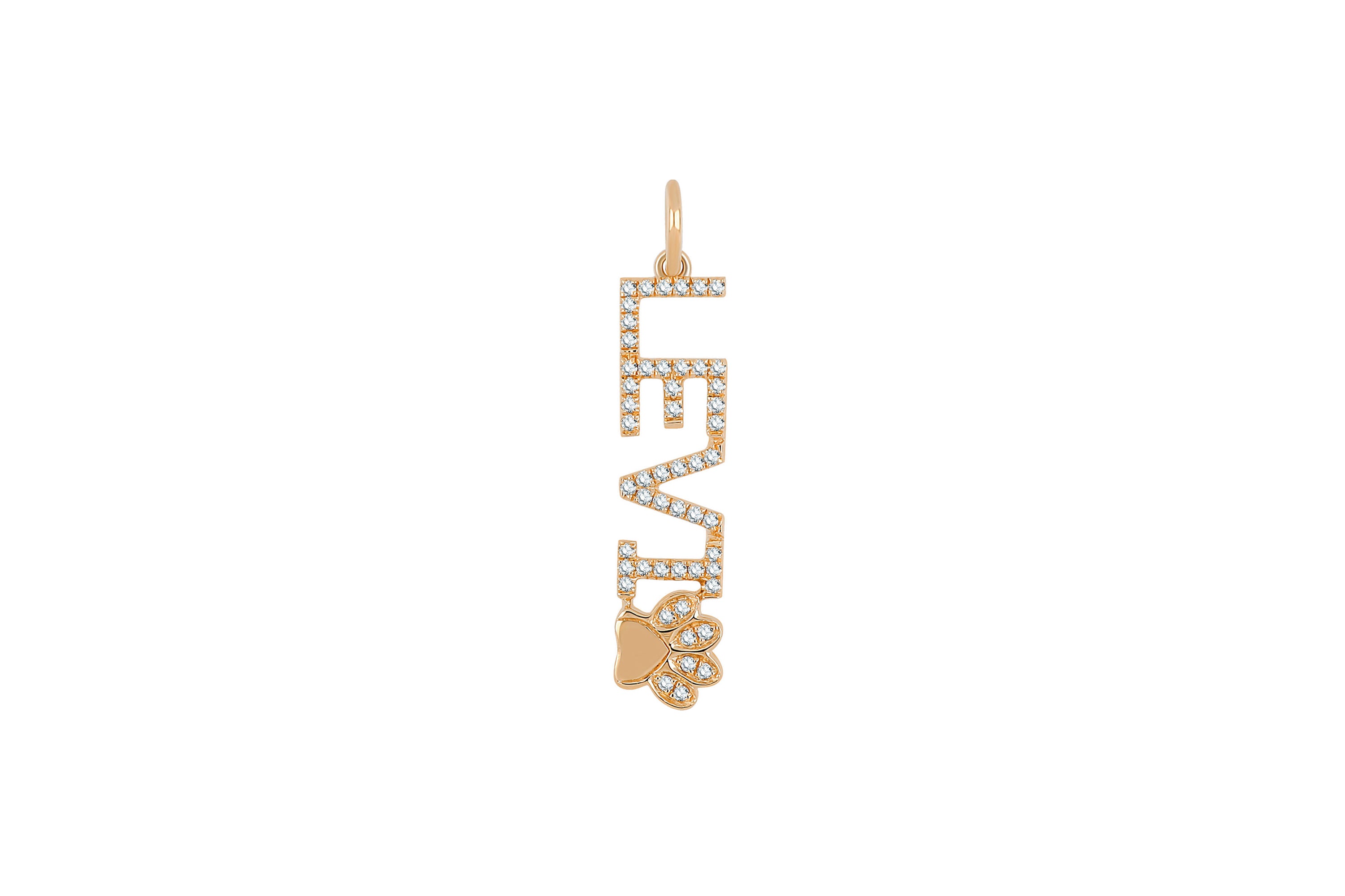 Diamond Pet Necklace Charm