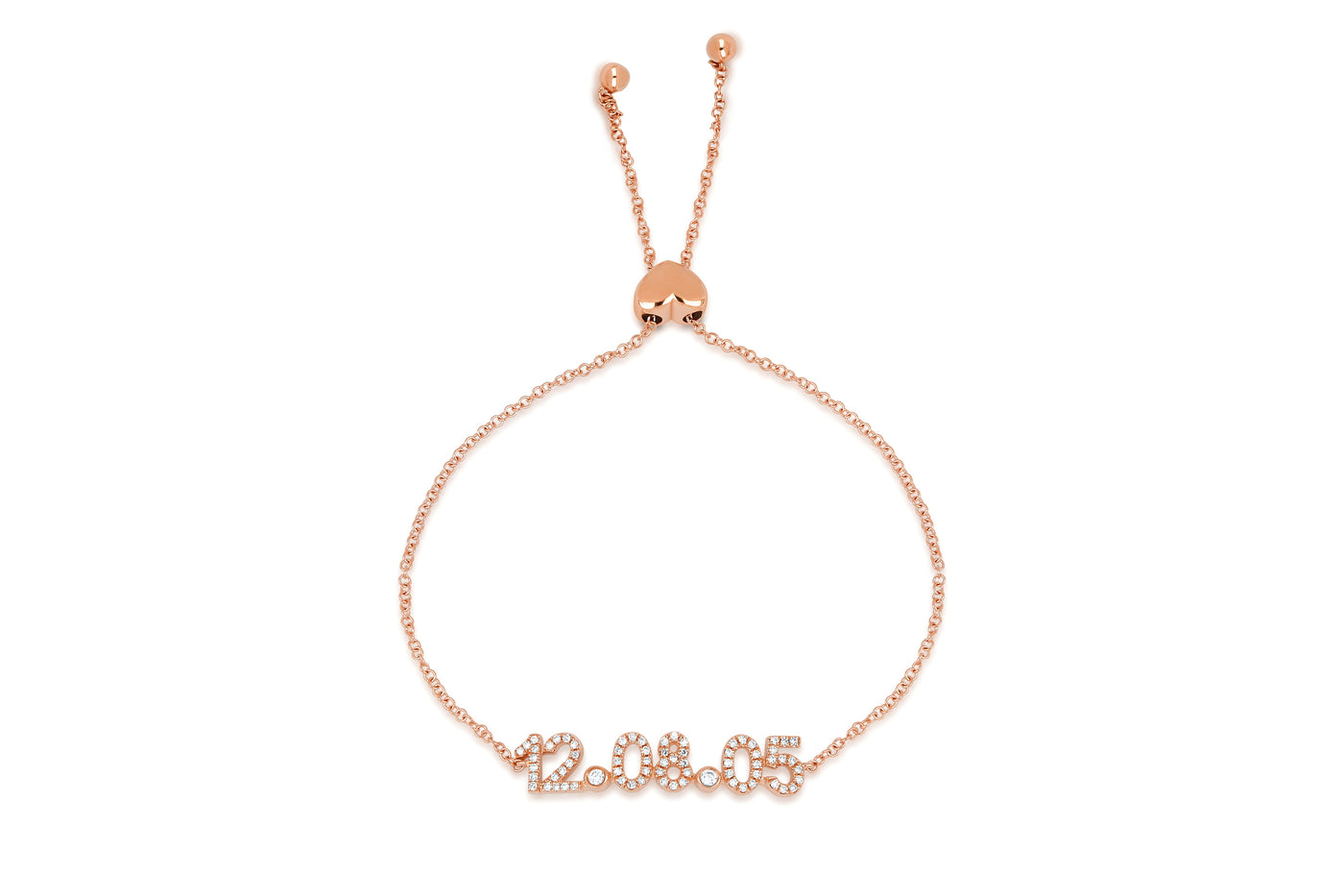 Diamond Date Bolo Bracelet