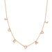 Love Around The Neck Necklace in rose gold
