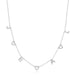 Love Around The Neck Necklace in white gold