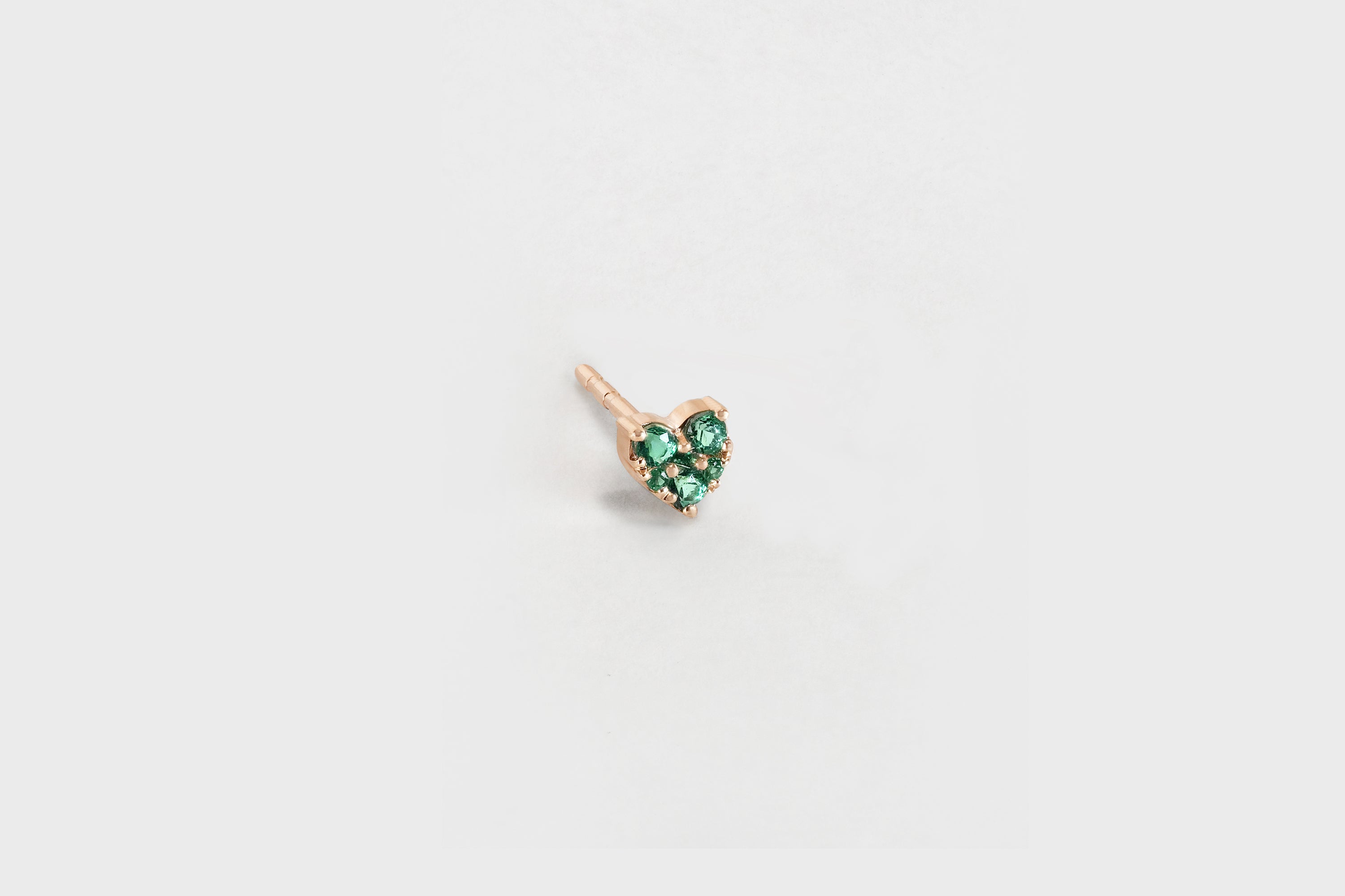 Amanda Kloots x EF Collection  |  Emerald Heart Stud Earring