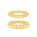 The Chic Stacker Gift Set Rings in 14k Yellow Gold