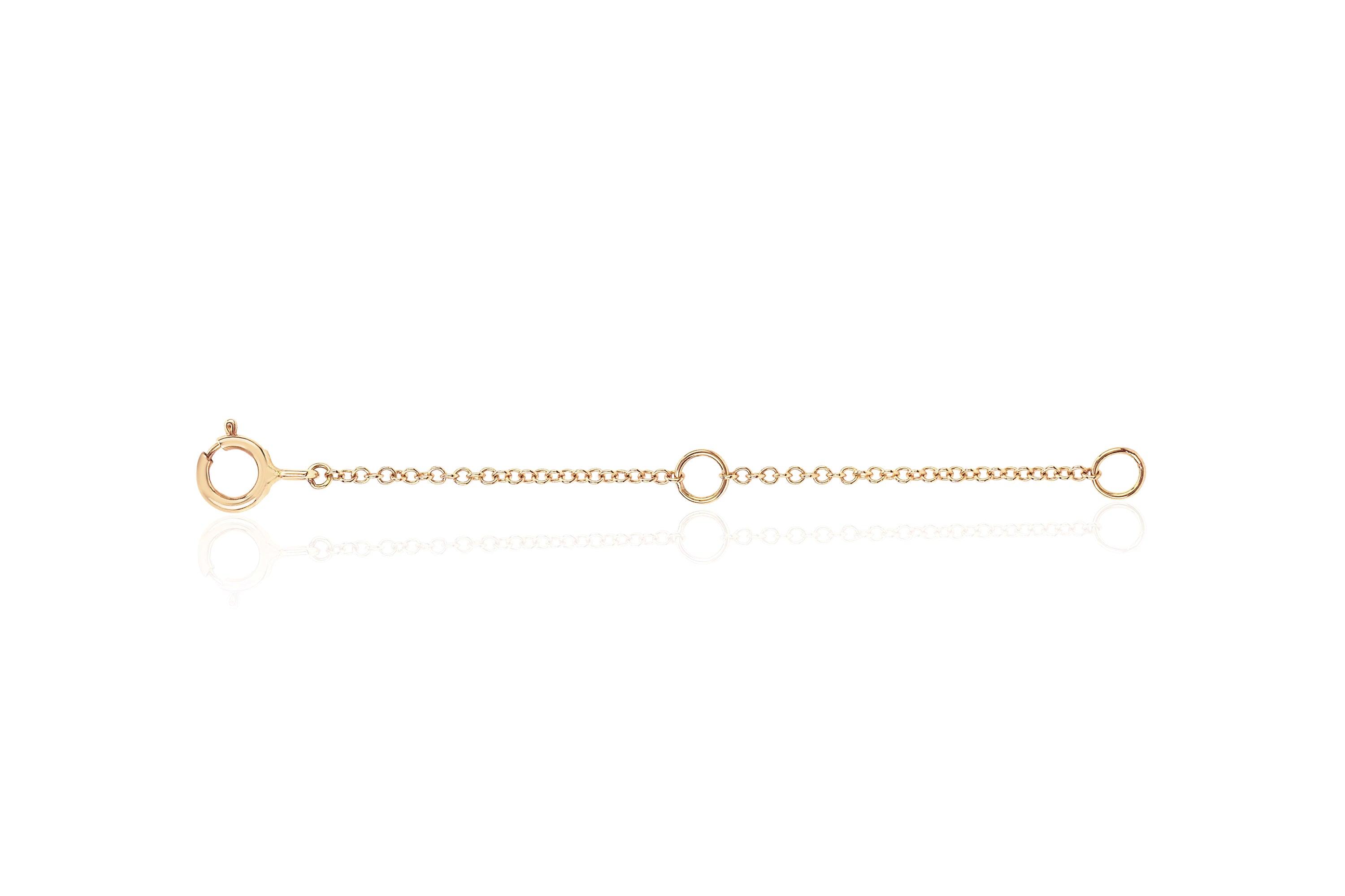 18ct Rose Gold chain extender 1 inch – Cervin Blanc