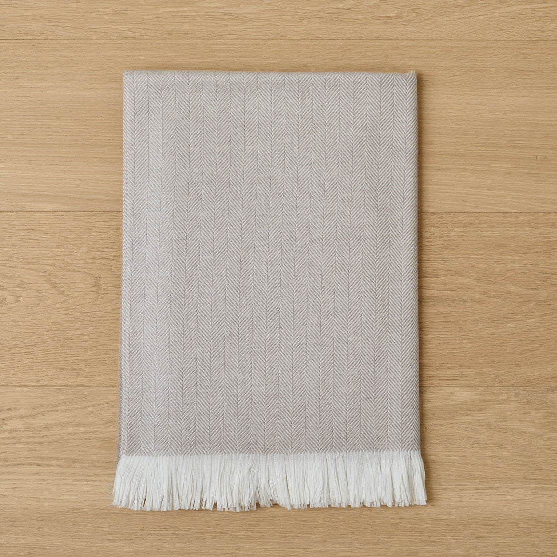 Herringbone Throw Blanket in clove