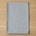 Reversible Stitch Throw Blanket in Light Grey and Slate