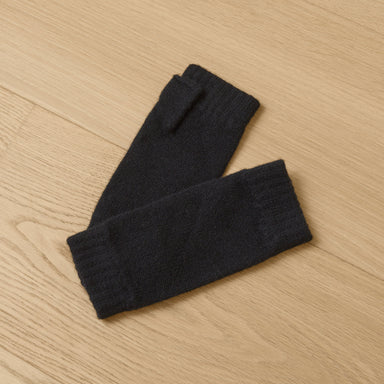 100% Cashmere Wrist Warmer in Black