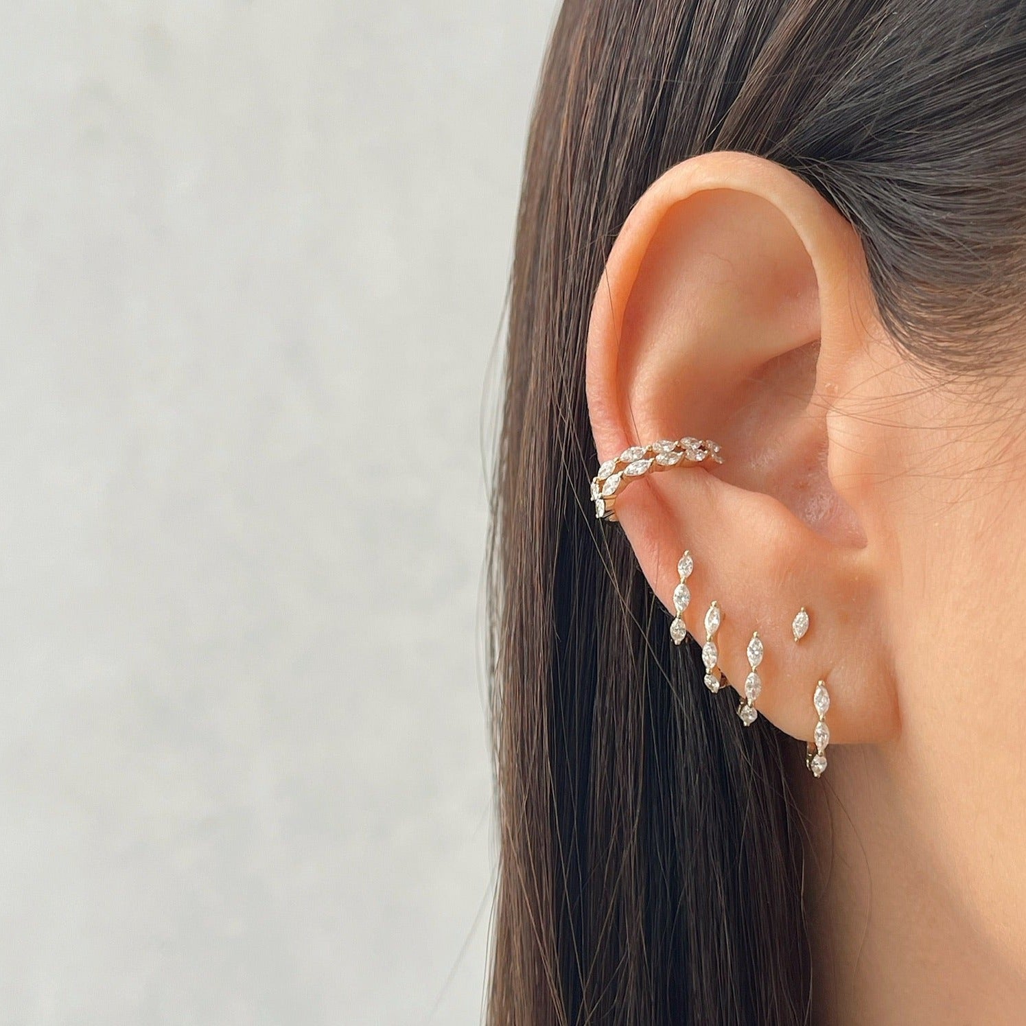 Marquise Diamond Ear Cuff