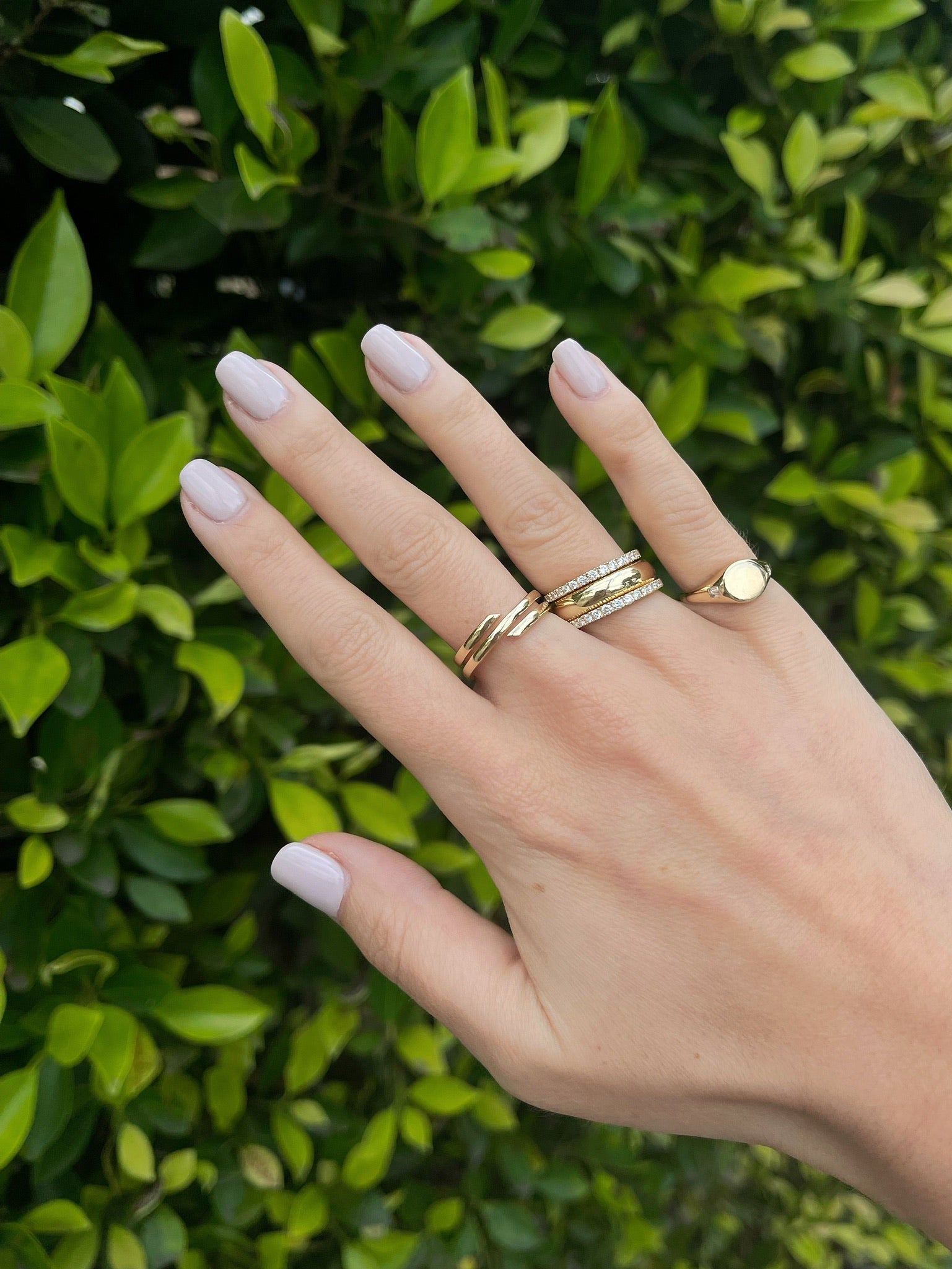 DOUBLE BUBBLE RING GOLD | Eye Candy Jewellery