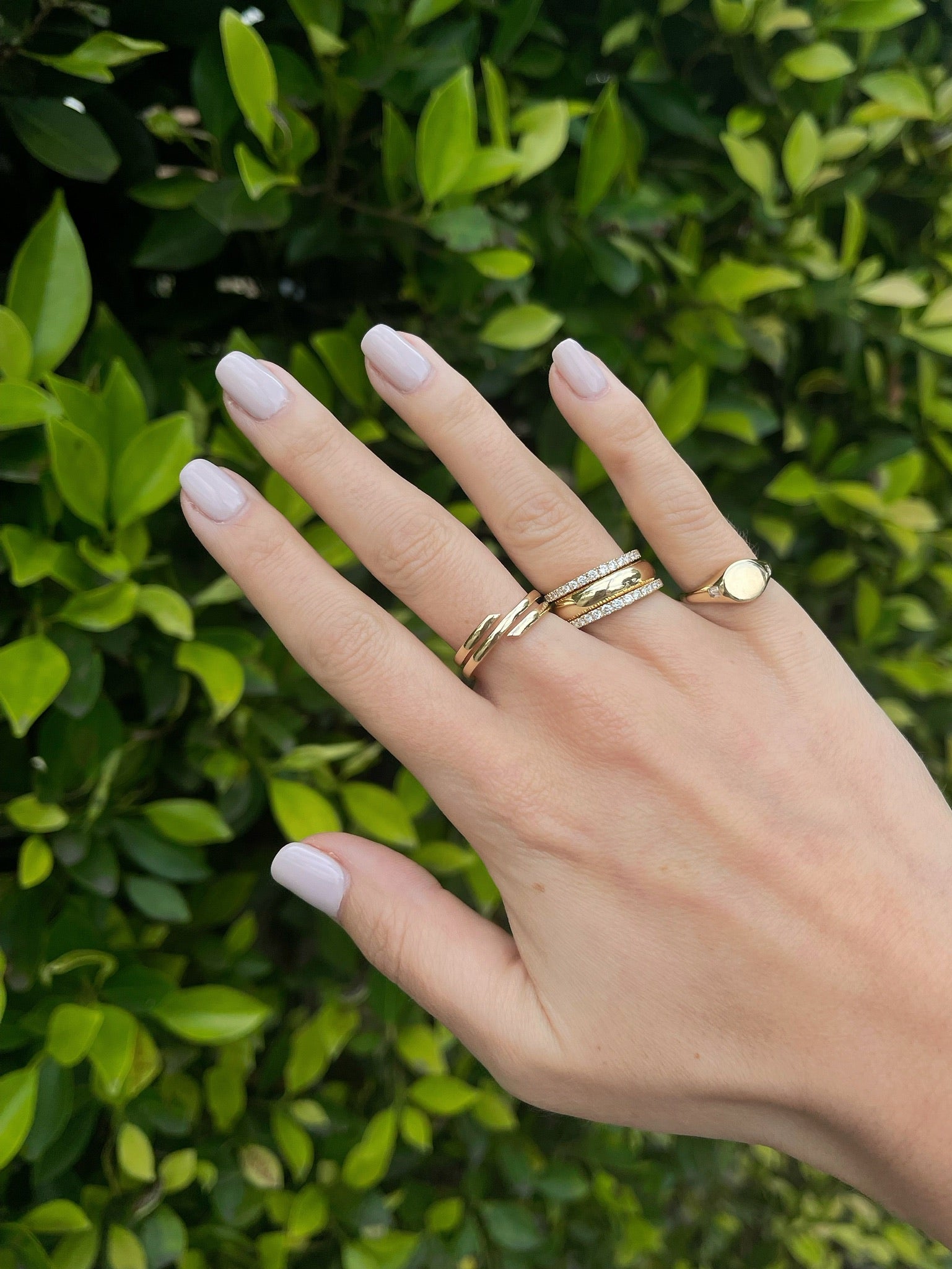 Gold bubble ring deals