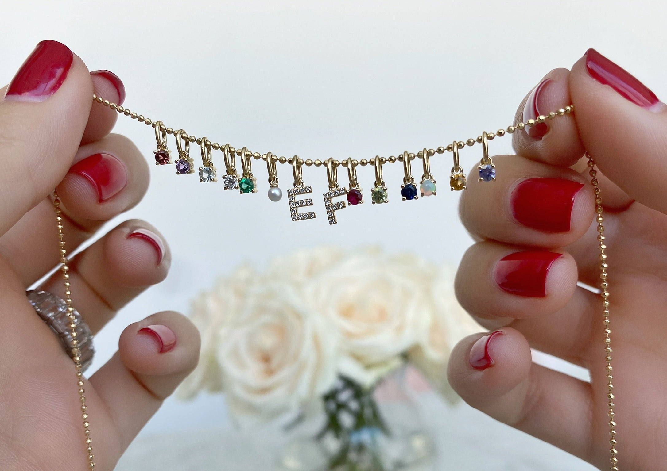 Birthstone Necklace Charm