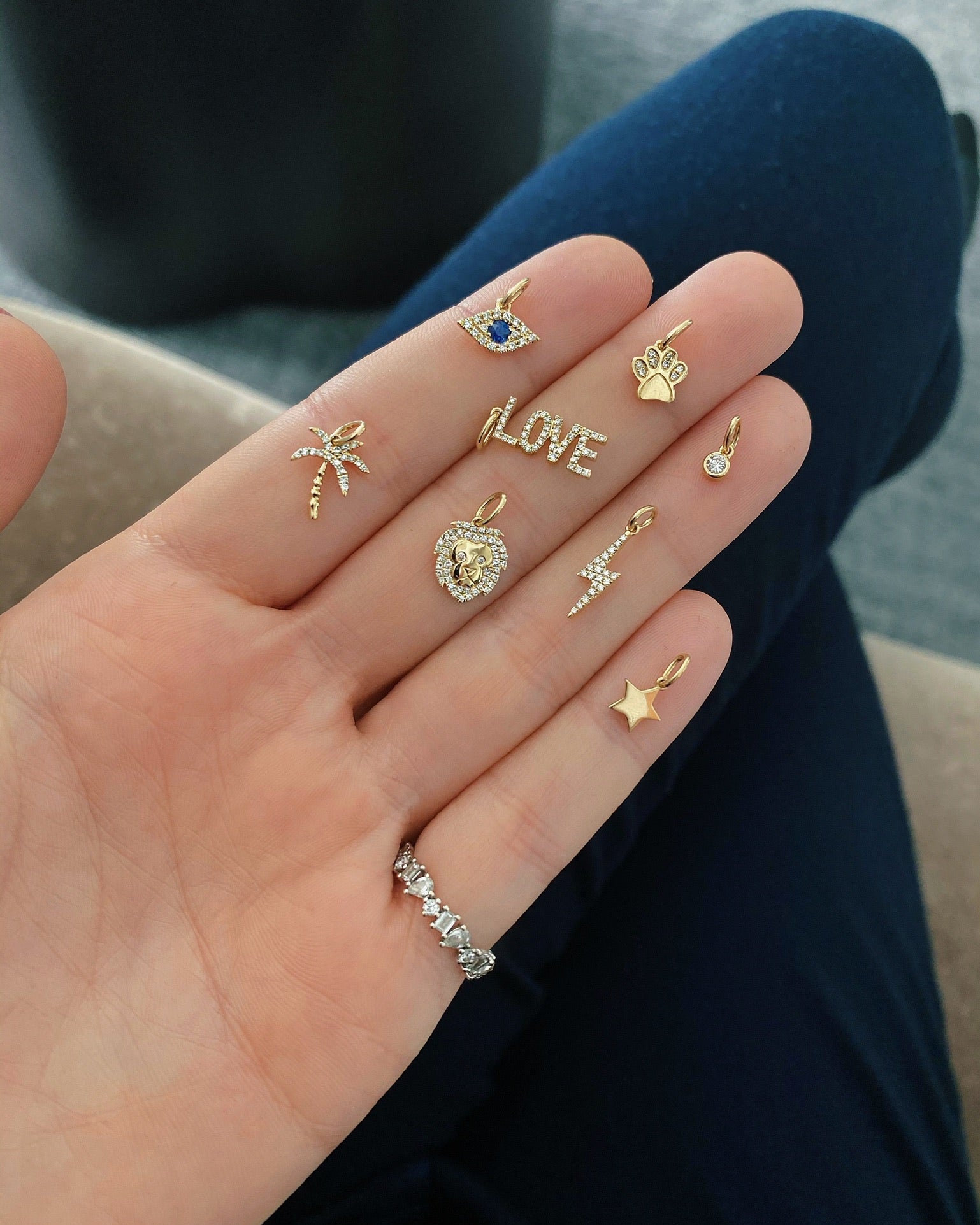 Diamond Paw Charm