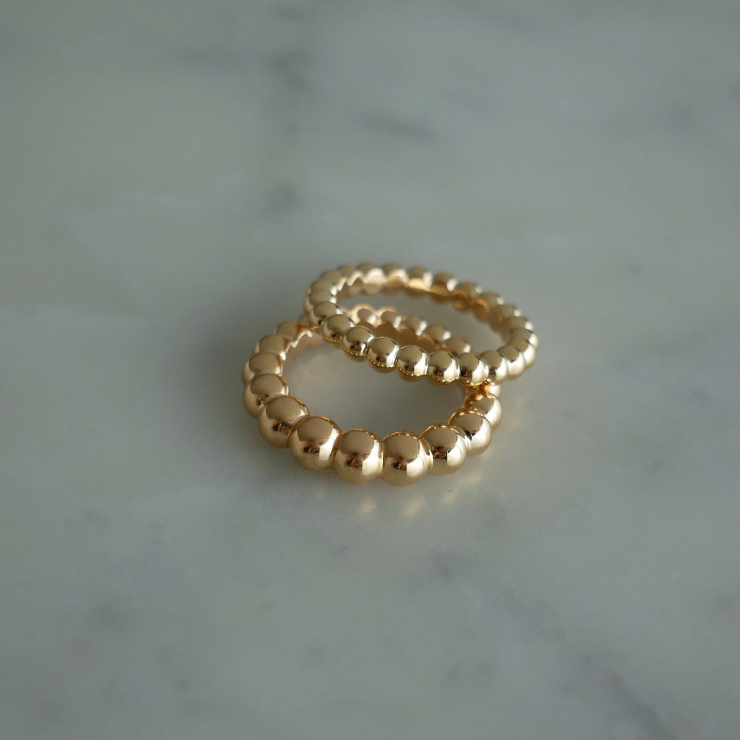 The Chic Stacker Gift Set Rings in 14k Yellow Gold