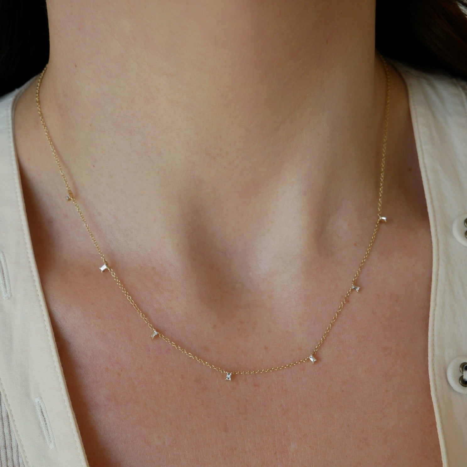 7 on sale diamond necklace