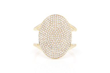 EF Collection Diamond Jumbo Oval Ring - 1