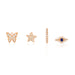 The Single Studs Gift Set in 14k Rose Gold